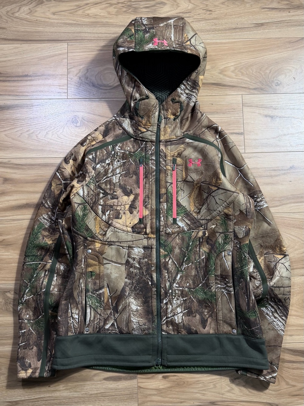 Under Armour Men’s Realtree Camo Hooded Jacket - Brown/Green